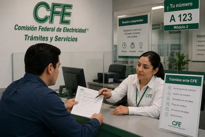 Trámites ante CFE